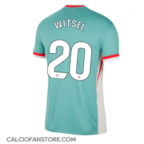 Maglia Calcio Atletico Madrid Axel Witsel #20 Seconda Divisa 2024-25 Manica Corta